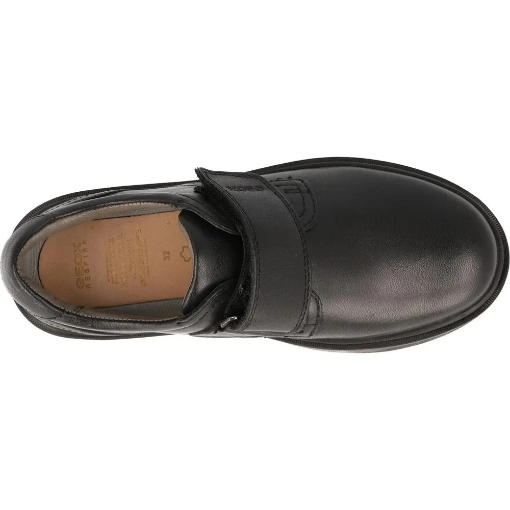Geox Riddock‎ Boys School Shoes Breathable Non Slip Black Size EUR 29 US 11